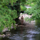 Anthony Gormley statue in Stockbridge